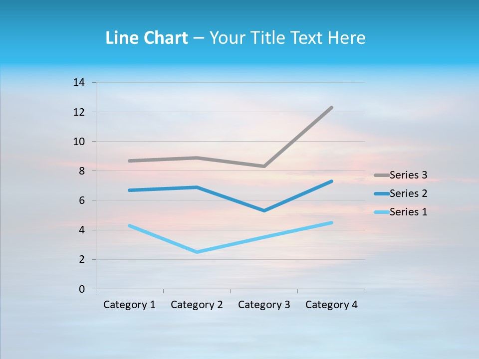Wallpaper Waves Sunny PowerPoint Template