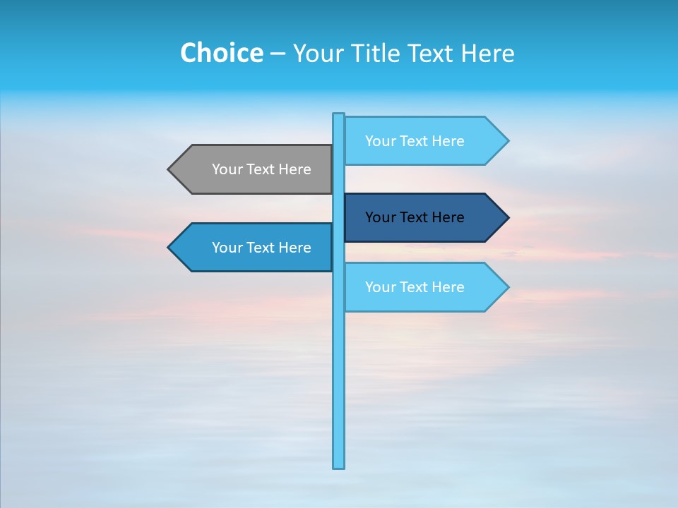 Wallpaper Waves Sunny PowerPoint Template
