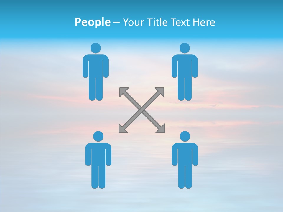 Wallpaper Waves Sunny PowerPoint Template