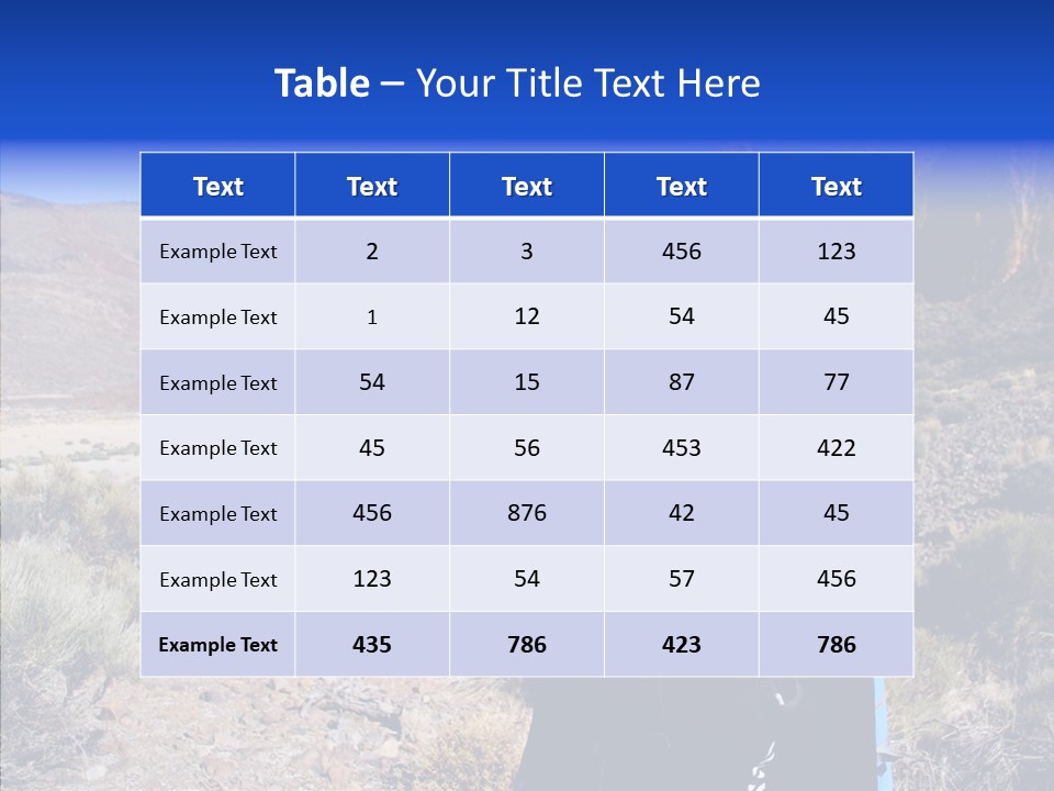 Chinese Volcano Hiking PowerPoint Template