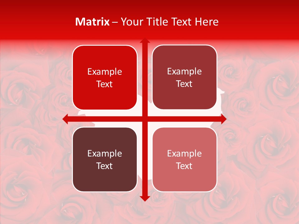 Rose Engagement Passion PowerPoint Template