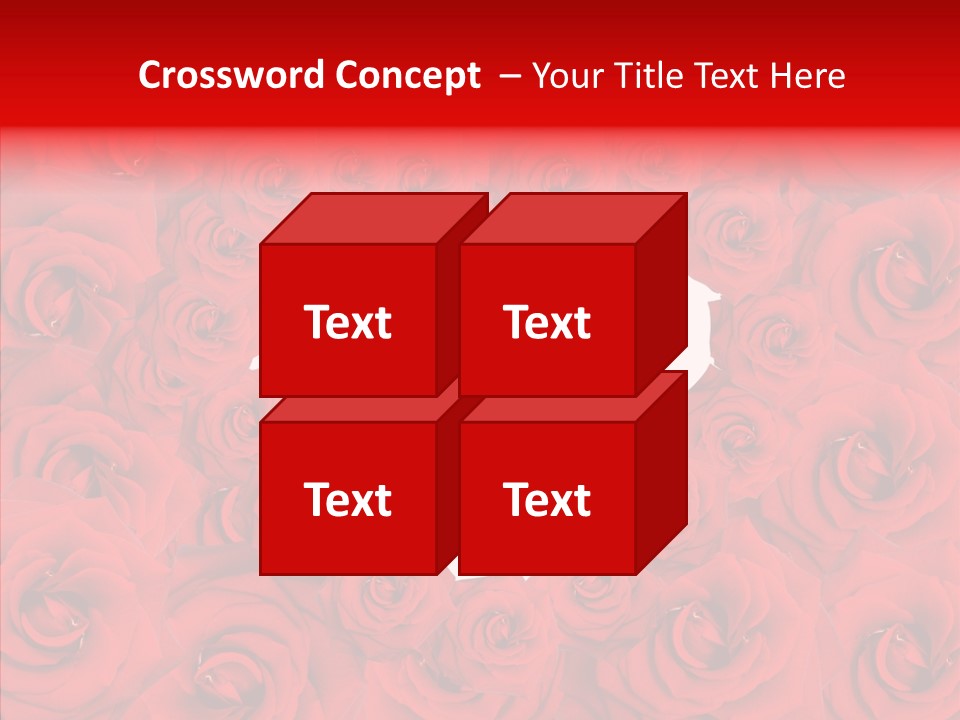 Rose Engagement Passion PowerPoint Template