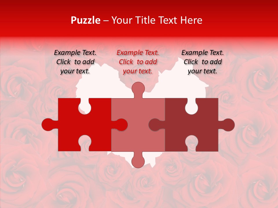 Rose Engagement Passion PowerPoint Template