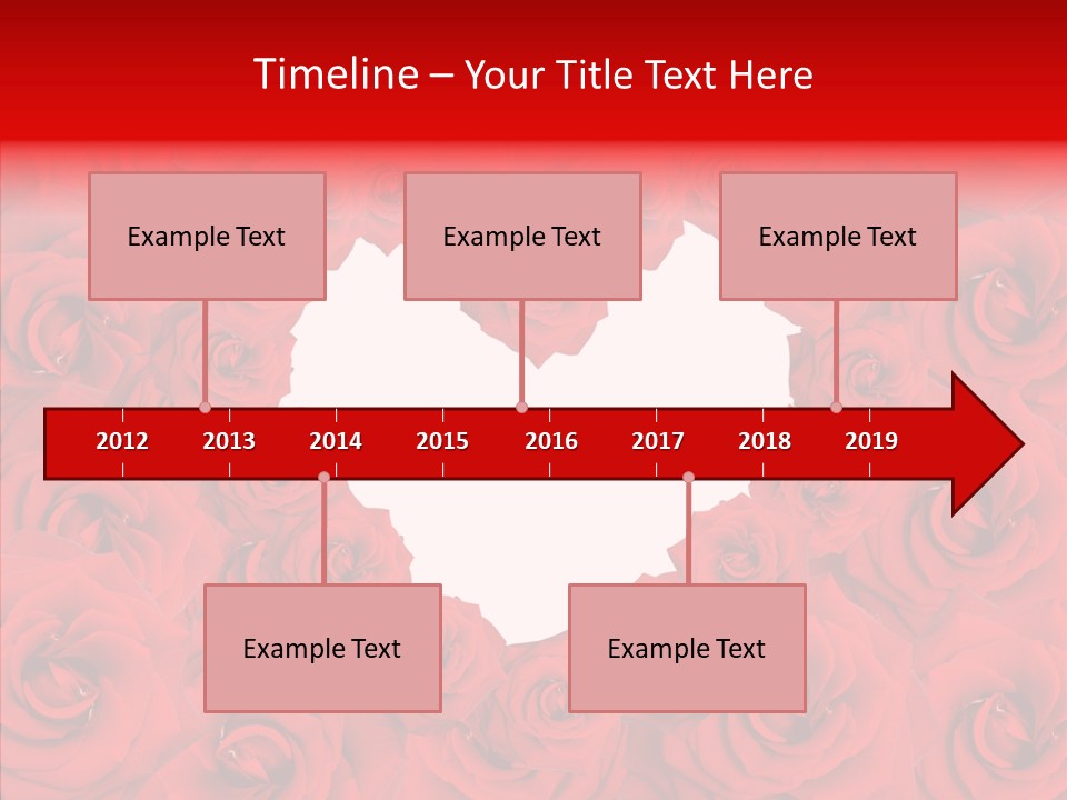 Rose Engagement Passion PowerPoint Template
