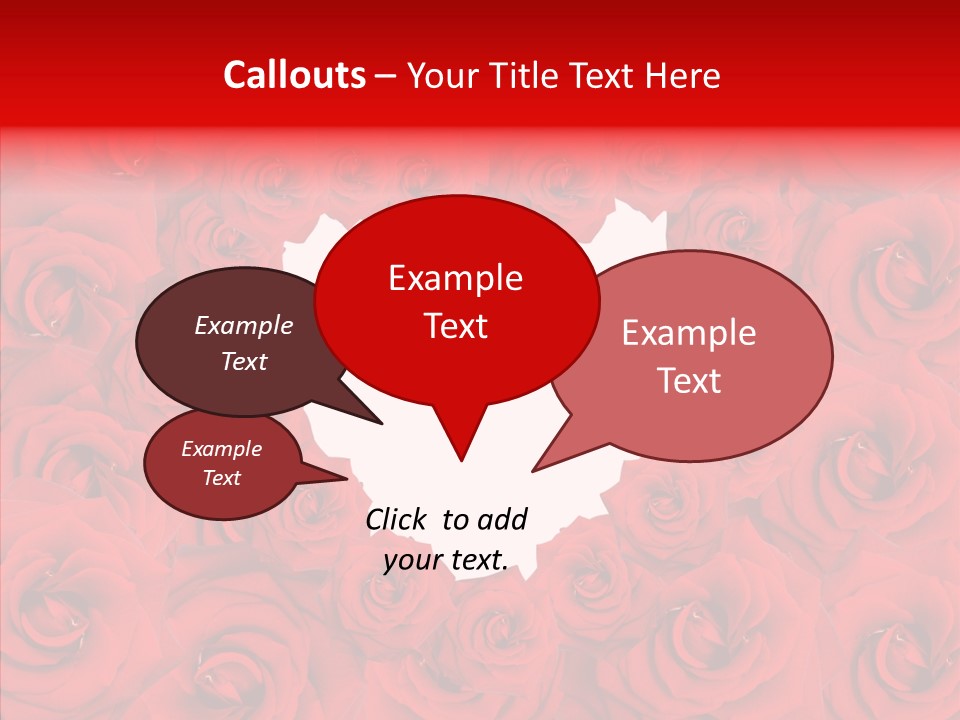 Rose Engagement Passion PowerPoint Template