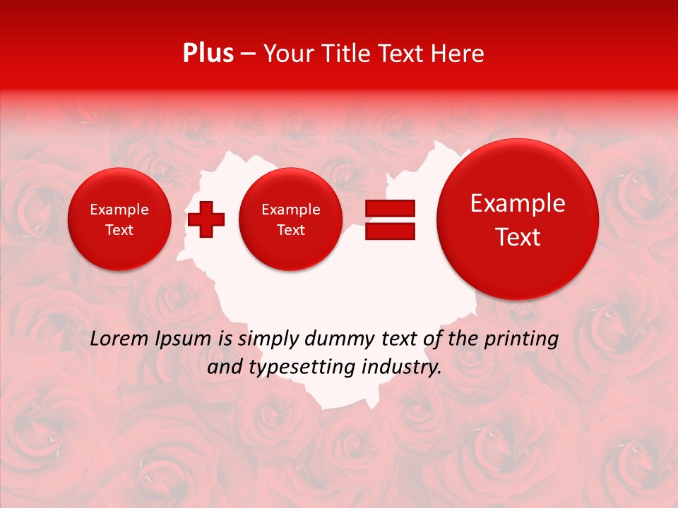 Rose Engagement Passion PowerPoint Template