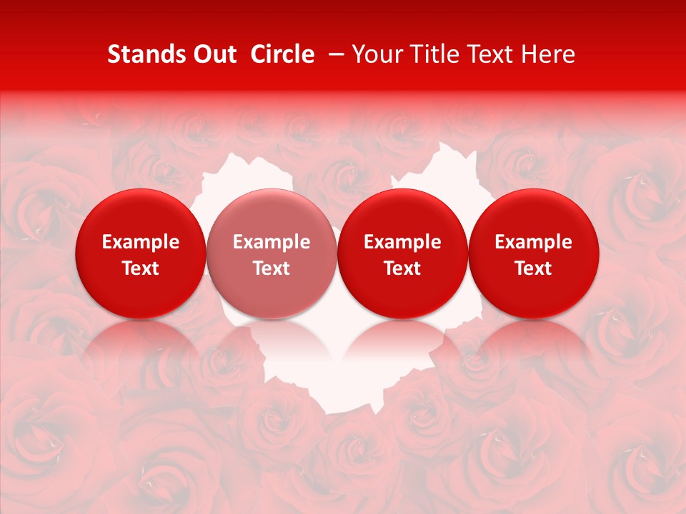 Rose Engagement Passion PowerPoint Template