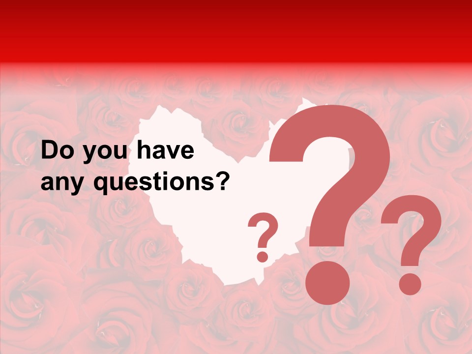 Rose Engagement Passion PowerPoint Template