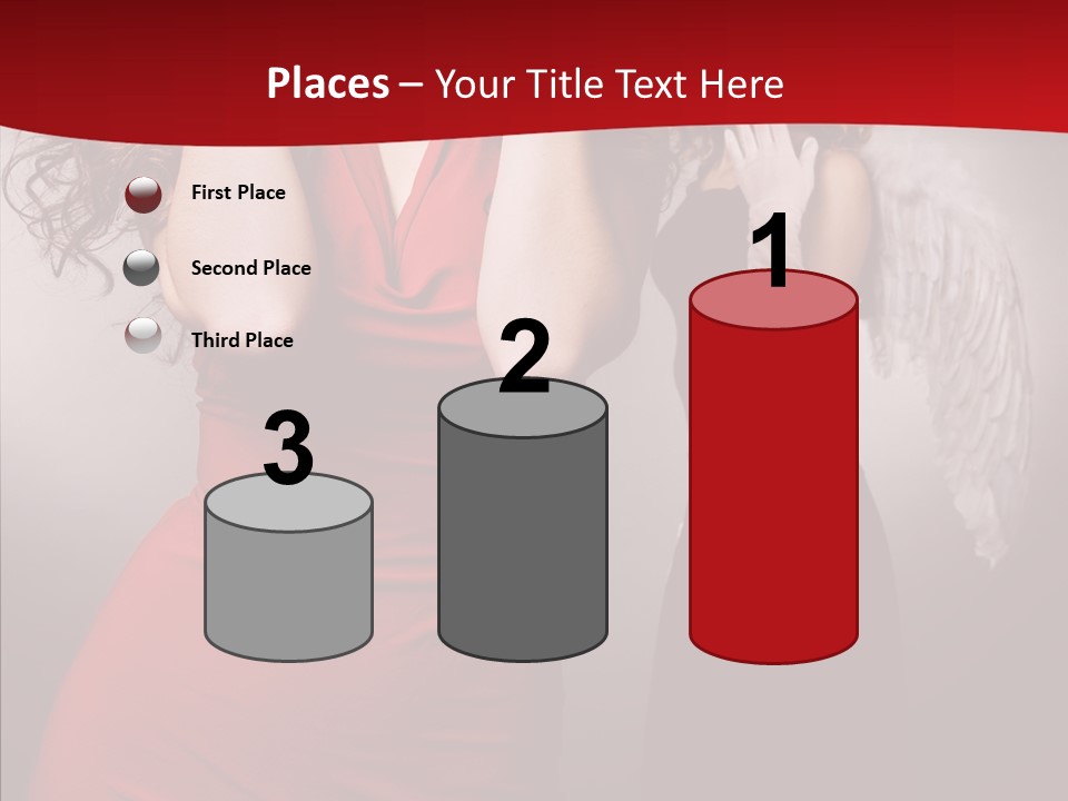 Caucasian Tricks Faith PowerPoint Template