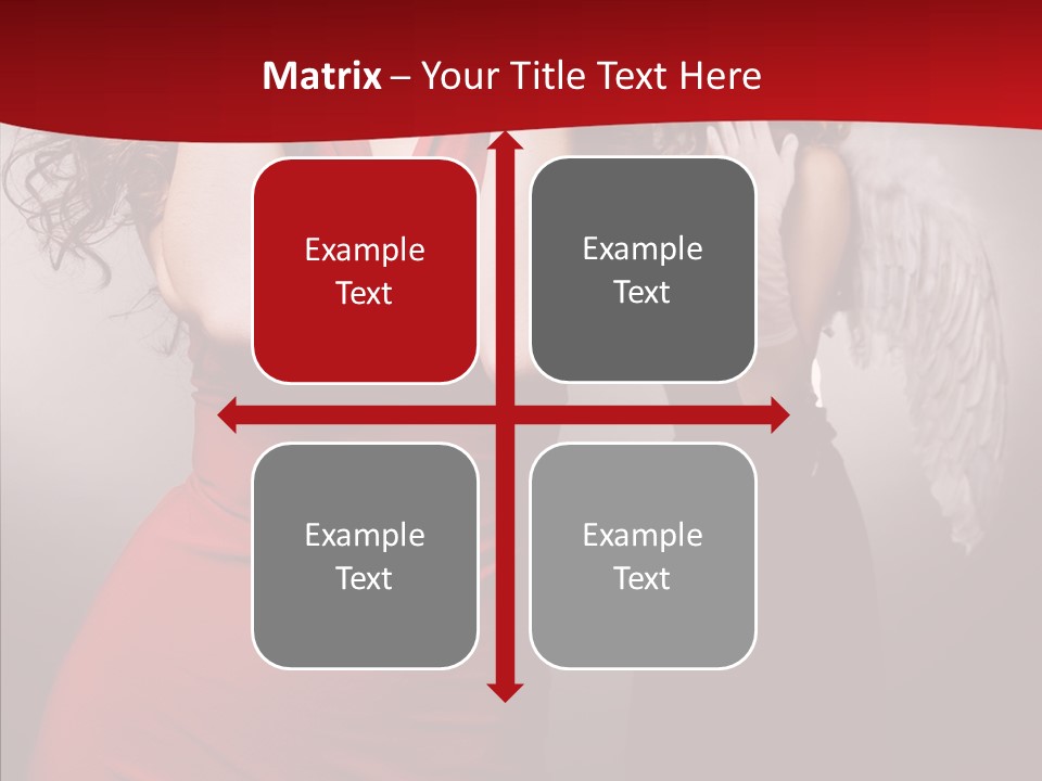 Caucasian Tricks Faith PowerPoint Template