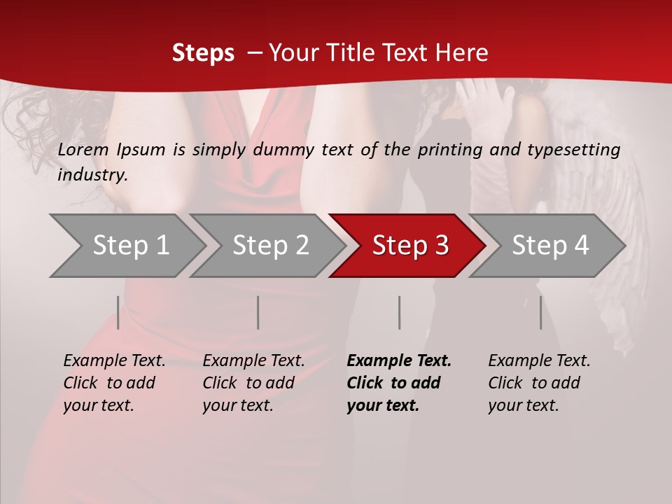 Caucasian Tricks Faith PowerPoint Template