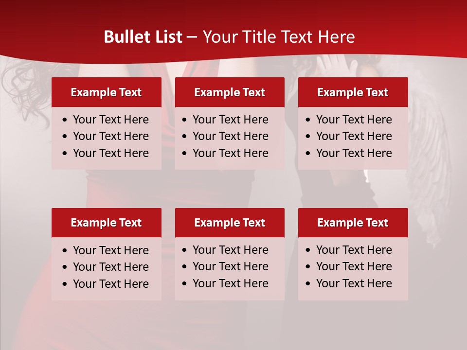 Caucasian Tricks Faith PowerPoint Template