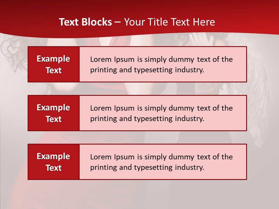 Caucasian Tricks Faith PowerPoint Template