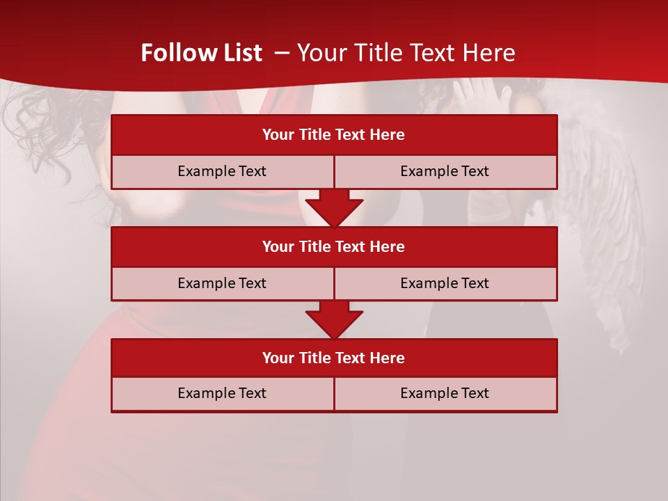 Caucasian Tricks Faith PowerPoint Template