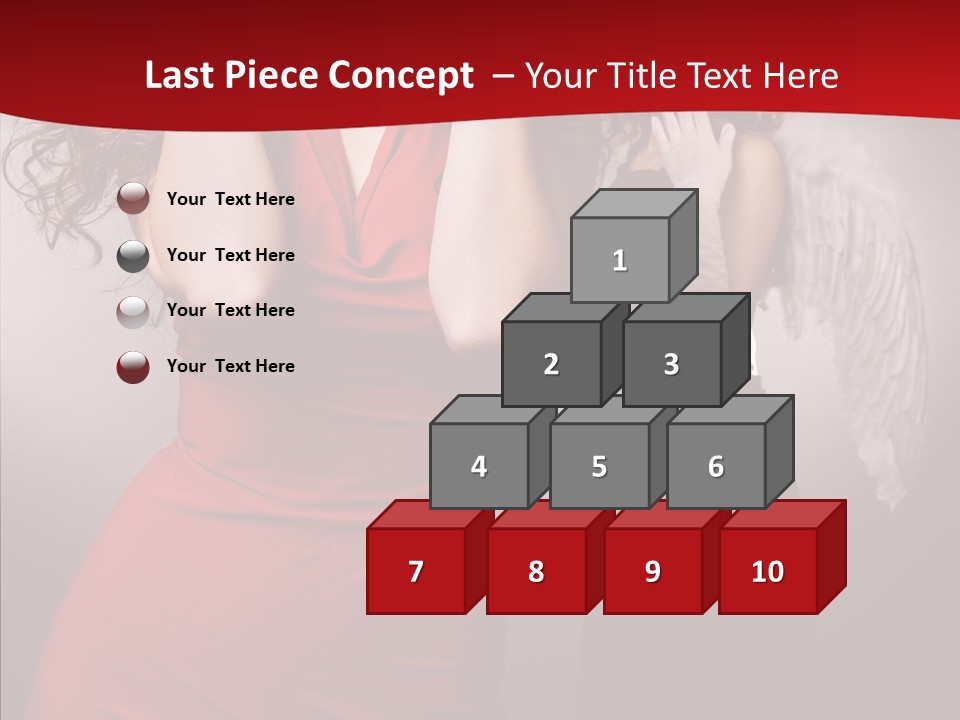 Caucasian Tricks Faith PowerPoint Template