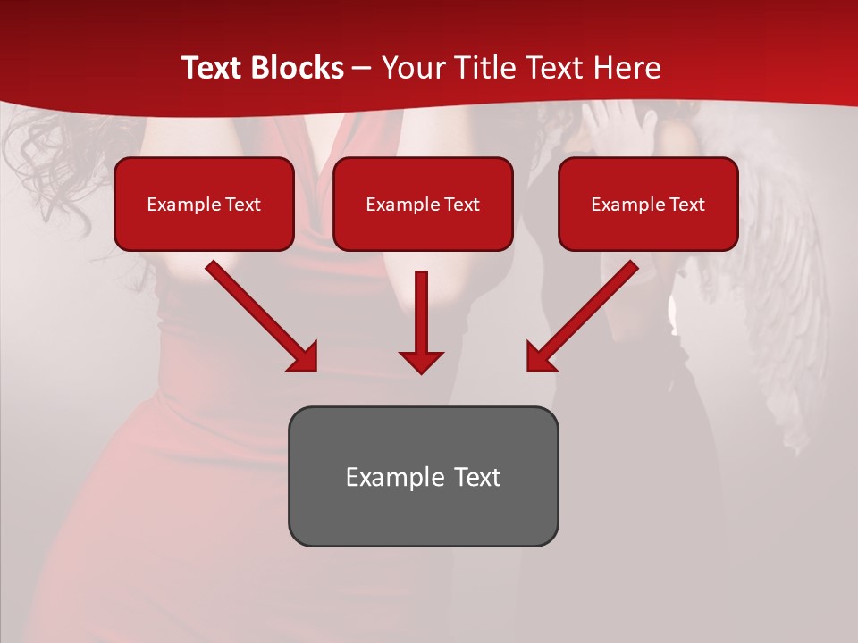 Caucasian Tricks Faith PowerPoint Template