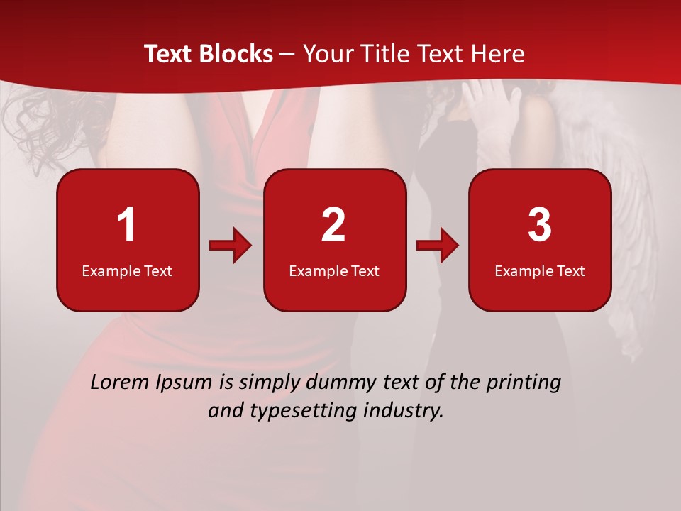 Caucasian Tricks Faith PowerPoint Template