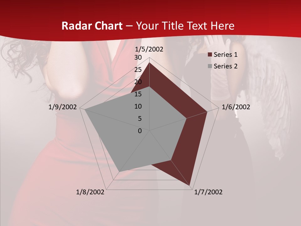 Caucasian Tricks Faith PowerPoint Template