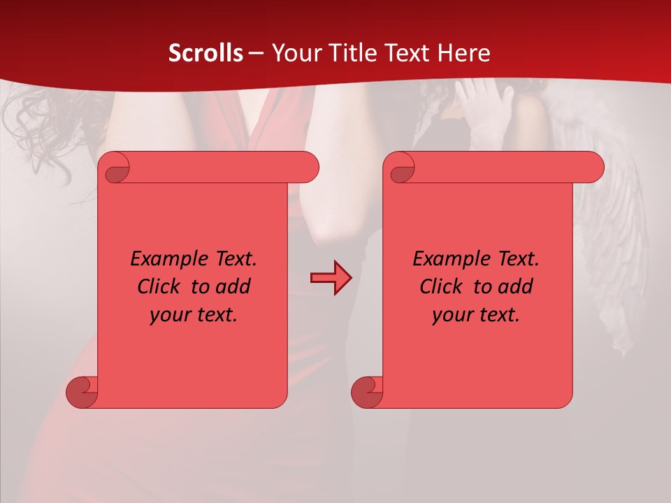 Caucasian Tricks Faith PowerPoint Template