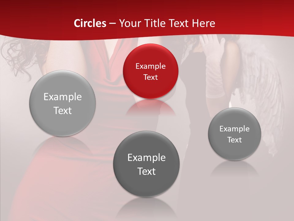 Caucasian Tricks Faith PowerPoint Template