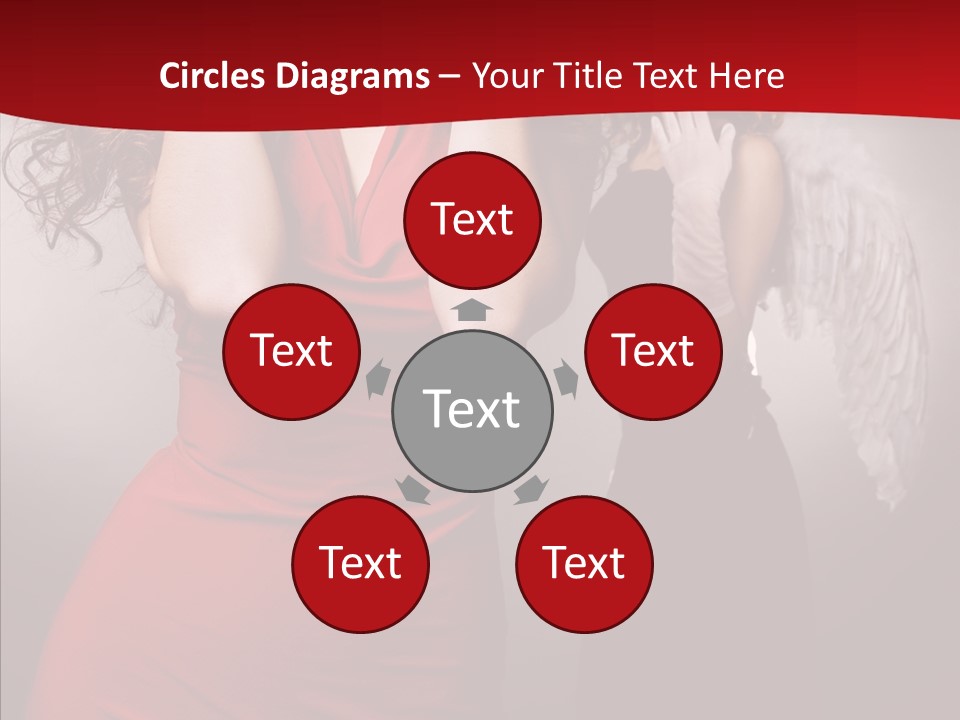 Caucasian Tricks Faith PowerPoint Template