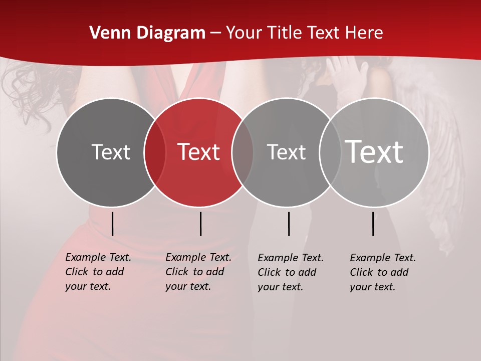 Caucasian Tricks Faith PowerPoint Template