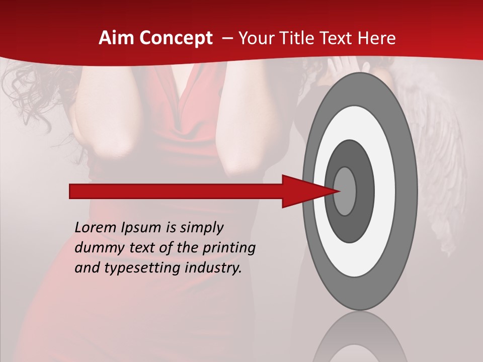 Caucasian Tricks Faith PowerPoint Template