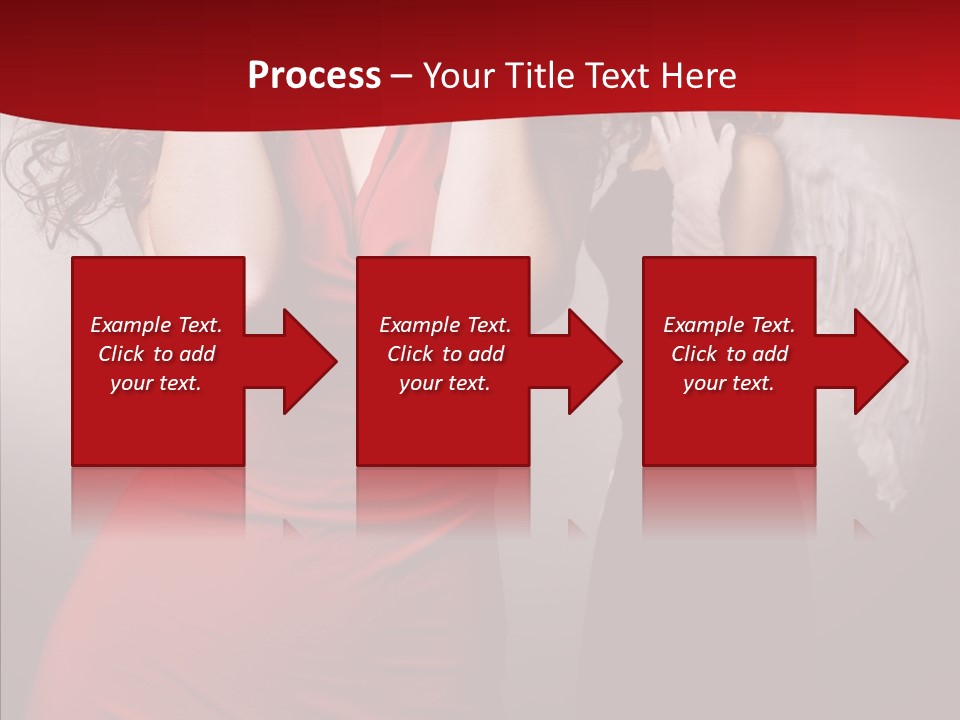 Caucasian Tricks Faith PowerPoint Template