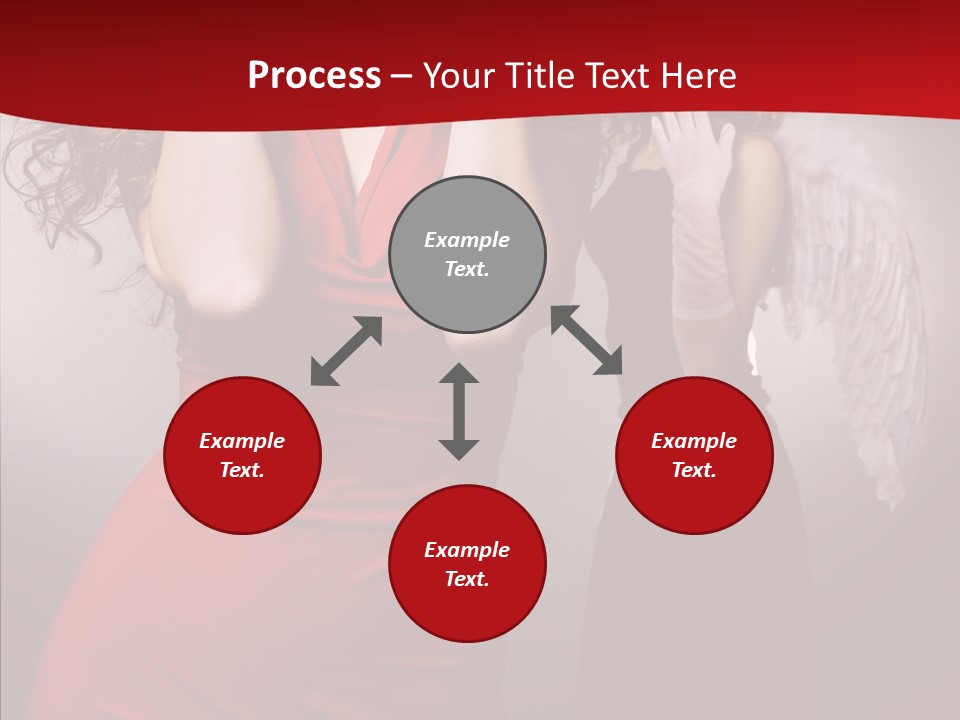 Caucasian Tricks Faith PowerPoint Template