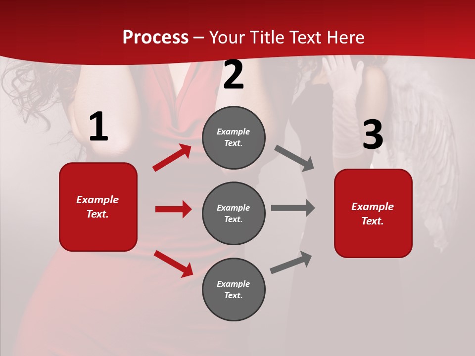 Caucasian Tricks Faith PowerPoint Template