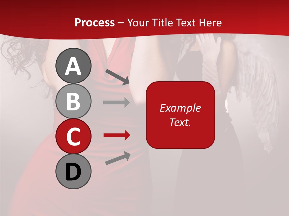 Caucasian Tricks Faith PowerPoint Template