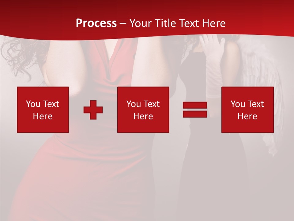 Caucasian Tricks Faith PowerPoint Template