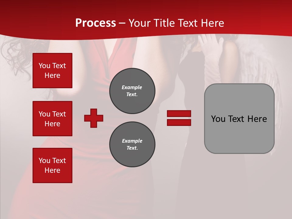 Caucasian Tricks Faith PowerPoint Template