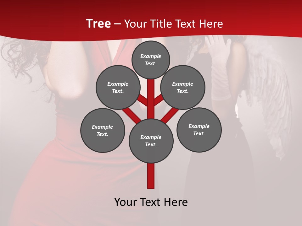 Caucasian Tricks Faith PowerPoint Template