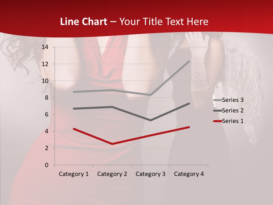 Caucasian Tricks Faith PowerPoint Template