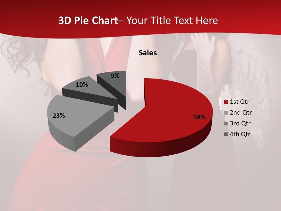 Caucasian Tricks Faith PowerPoint Template