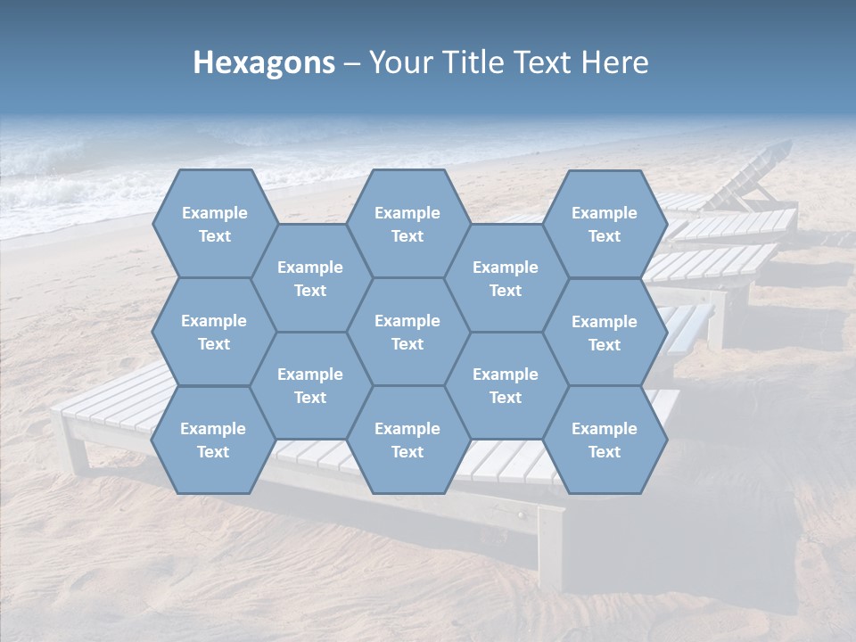 Off Season Sand Chair PowerPoint Template