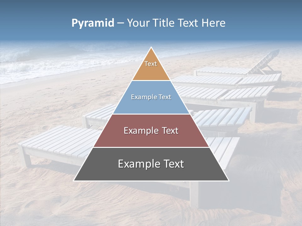 Off Season Sand Chair PowerPoint Template