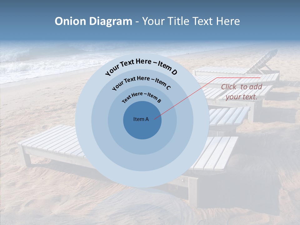 Off Season Sand Chair PowerPoint Template