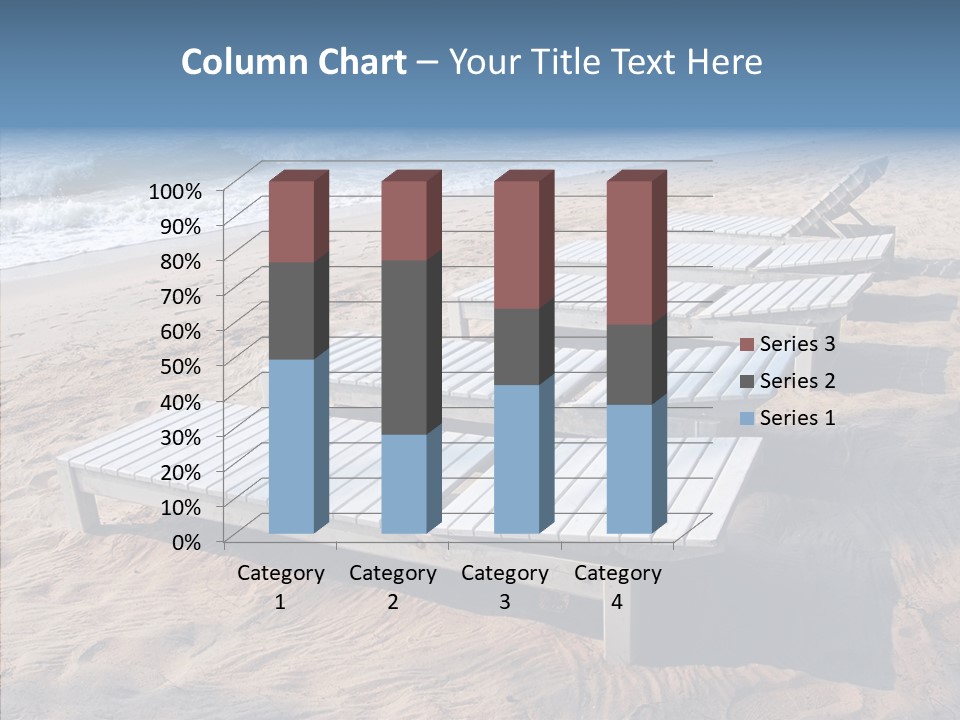 Off Season Sand Chair PowerPoint Template