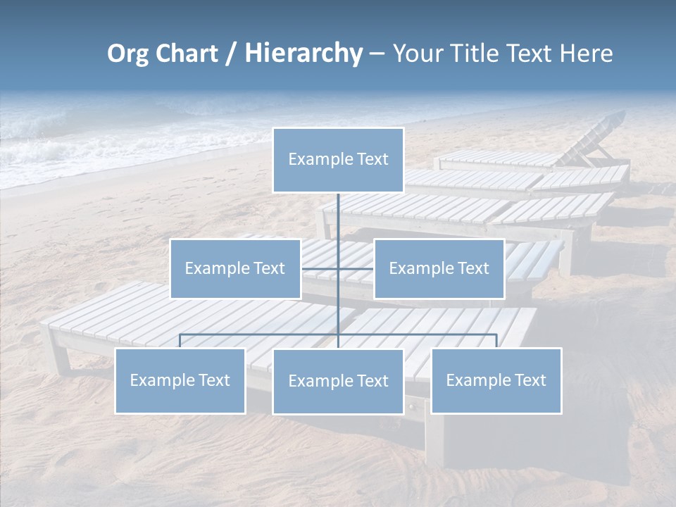 Off Season Sand Chair PowerPoint Template