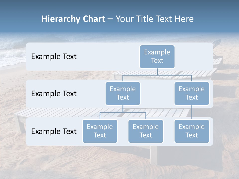 Off Season Sand Chair PowerPoint Template