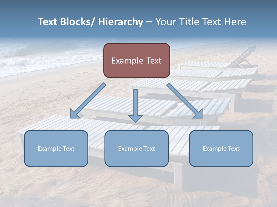 Off Season Sand Chair PowerPoint Template