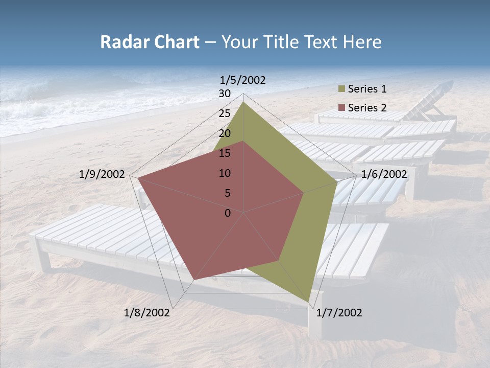 Off Season Sand Chair PowerPoint Template