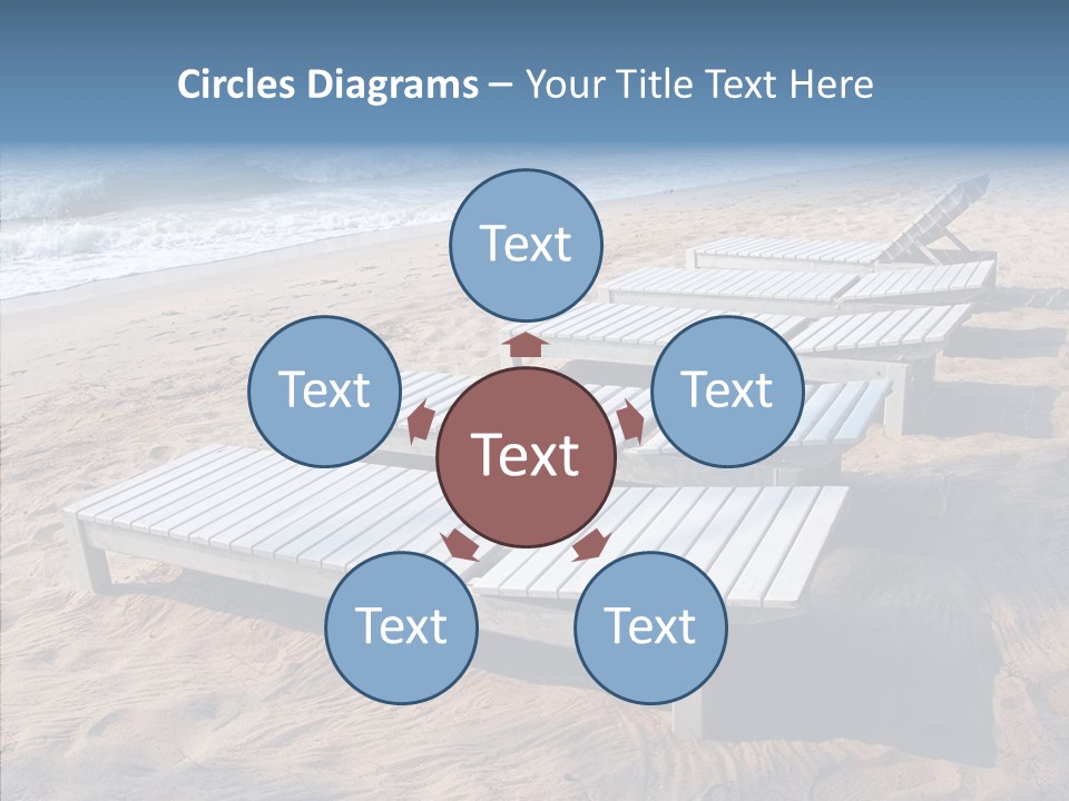 Off Season Sand Chair PowerPoint Template