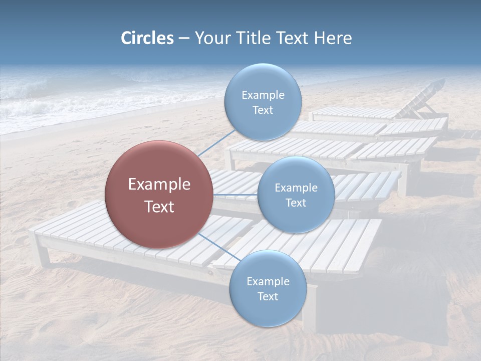 Off Season Sand Chair PowerPoint Template