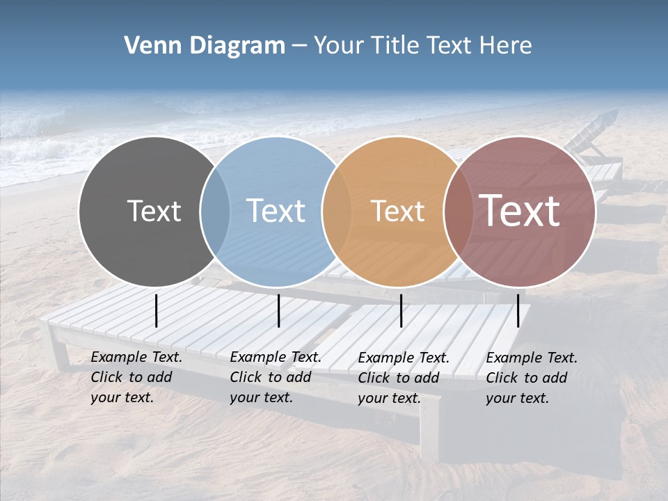 Off Season Sand Chair PowerPoint Template