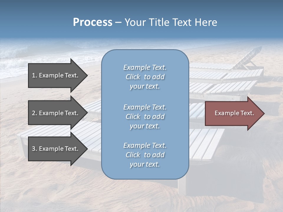 Off Season Sand Chair PowerPoint Template