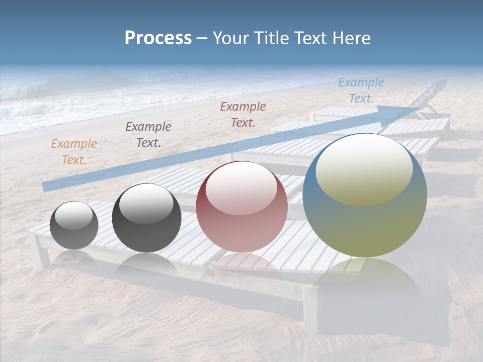 Off Season Sand Chair PowerPoint Template