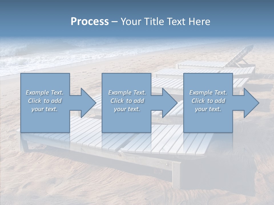 Off Season Sand Chair PowerPoint Template
